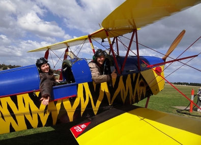 Tiger Moth ready for take off at Tiger Moth World Torquay